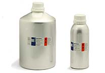 Gebrauchsfertige Ninhydrinlösung (1 und 5 Liter) in Aluminiumdosen.