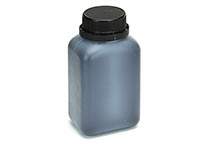 Flasche mit fertiger Nasspulver Schwarz-Lösung, 250ml