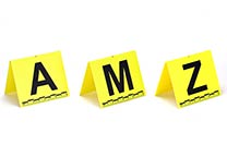 Beweismarker mit Buchstaben (A - Z)