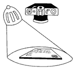 Coaxial lighting for photographing indented writing