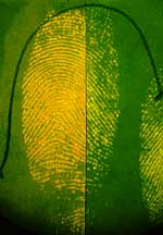 Fluorescence of: left: 5-MTN, right: DFO