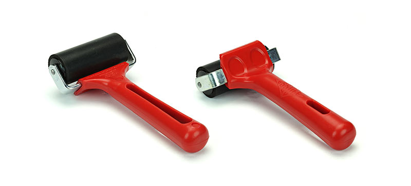 Inking Rollers Plastic Handle with Steel Frame