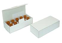 Schmauchspuren-Klebestempel verpackt in einem Karton (10 Stück)