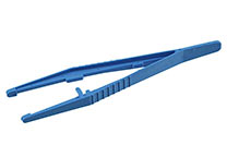 Disposable plastic forceps, 12.5 cm long (C-22000)