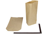 Eénlaags bruine papieren bodemzak (Kraft papier) (C-91100)