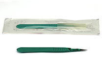 Disposable scalpel, sterile, 10/pck