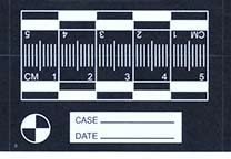 Detail of sheet with 6 labels