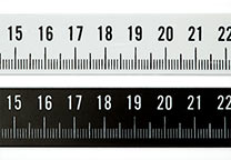 Detail of photo ruler.